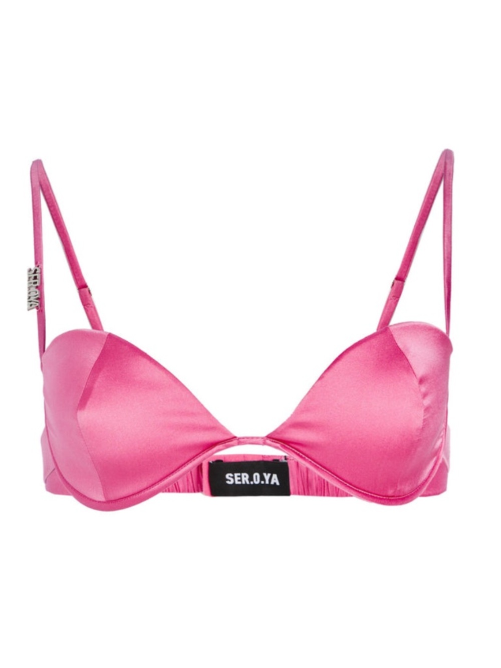 SEROYA Monet Pink Silk Bra